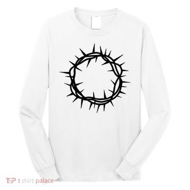 Jesus Thorn Crown Long Sleeve Shirt