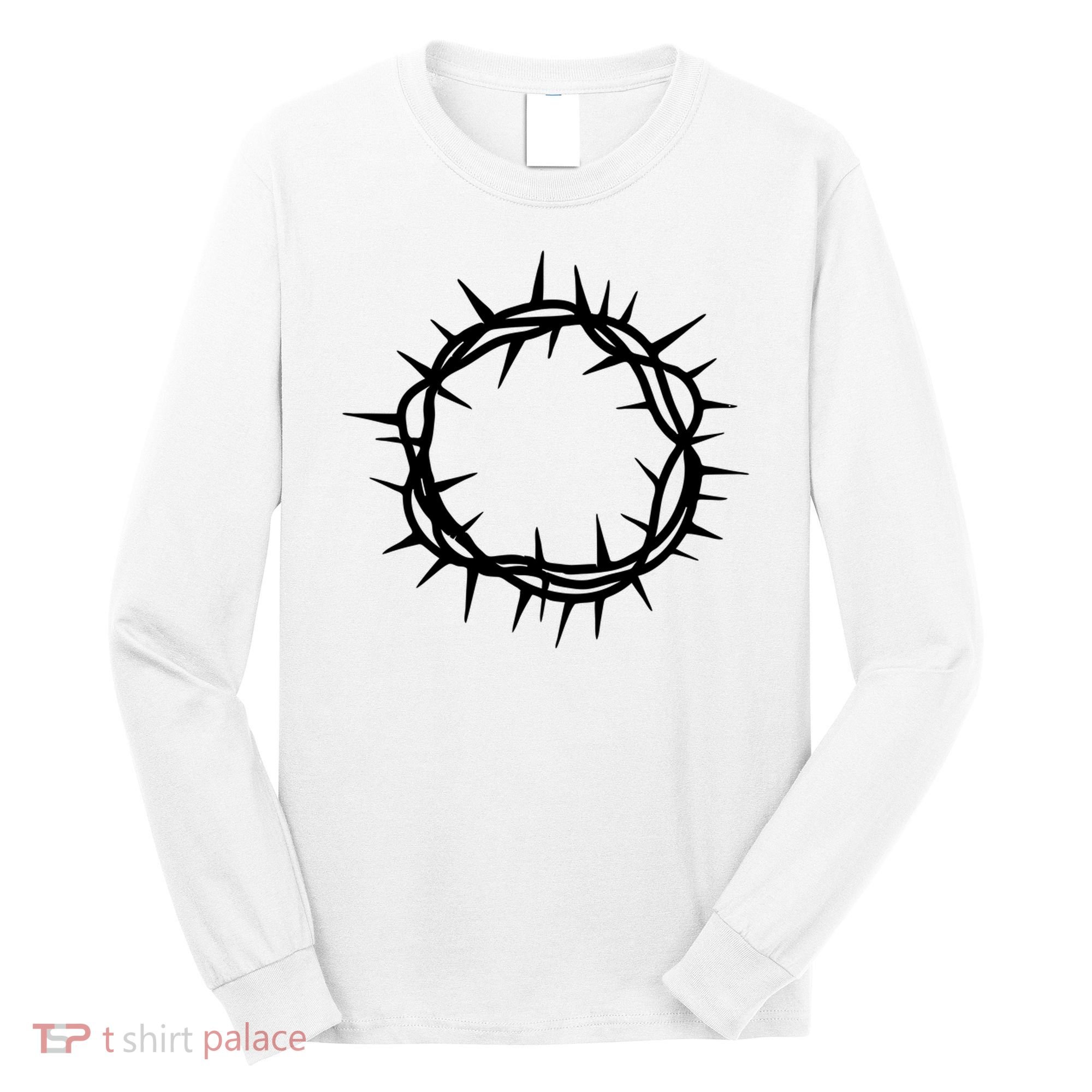 Jesus Thorn Crown Long Sleeve Shirt