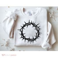 Jesus Thorn Crown Sweatshirt thumb 2