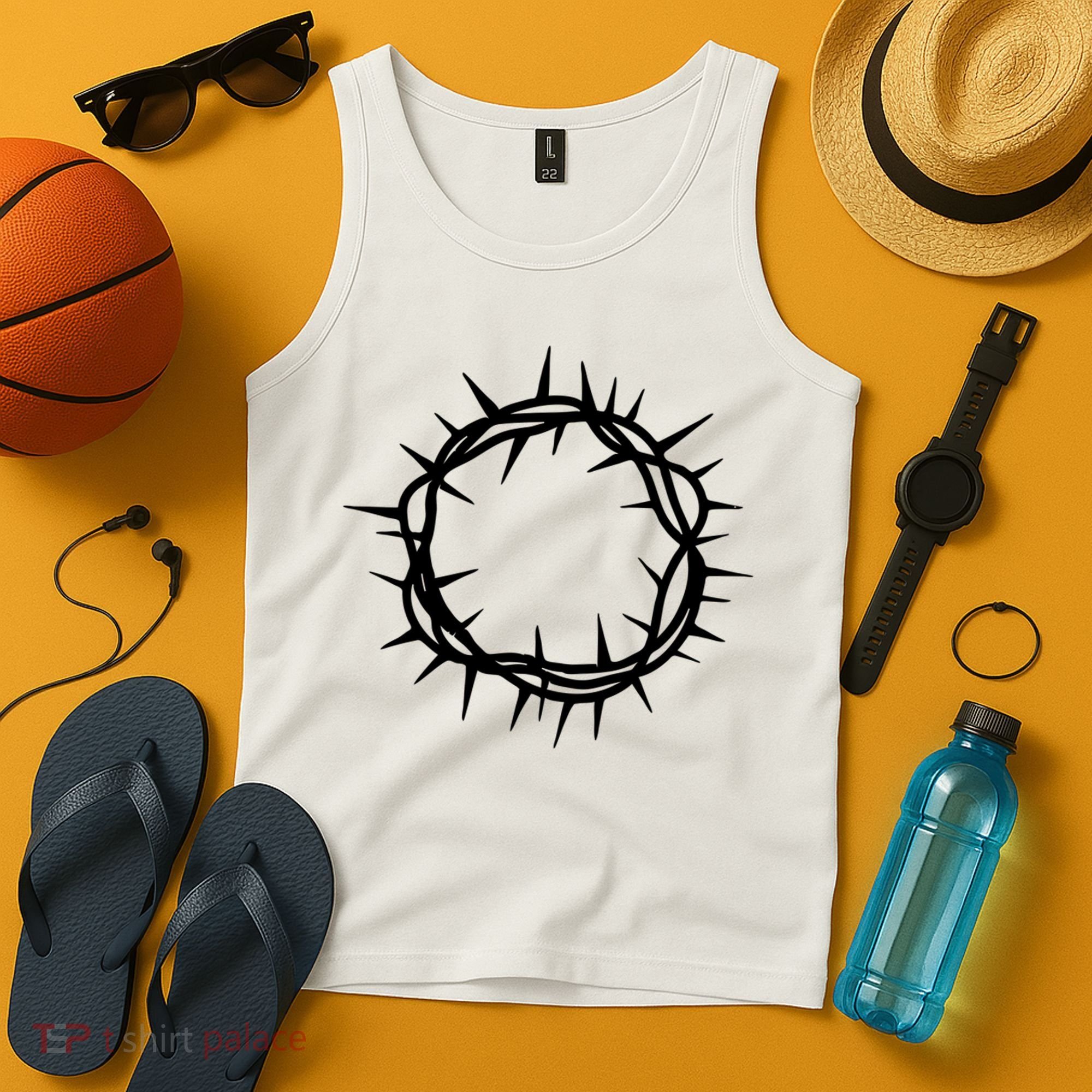 Jesus Thorn Crown Tank Top