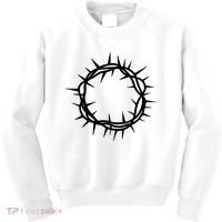 Jesus Thorn Crown Kids Sweatshirt thumb 0