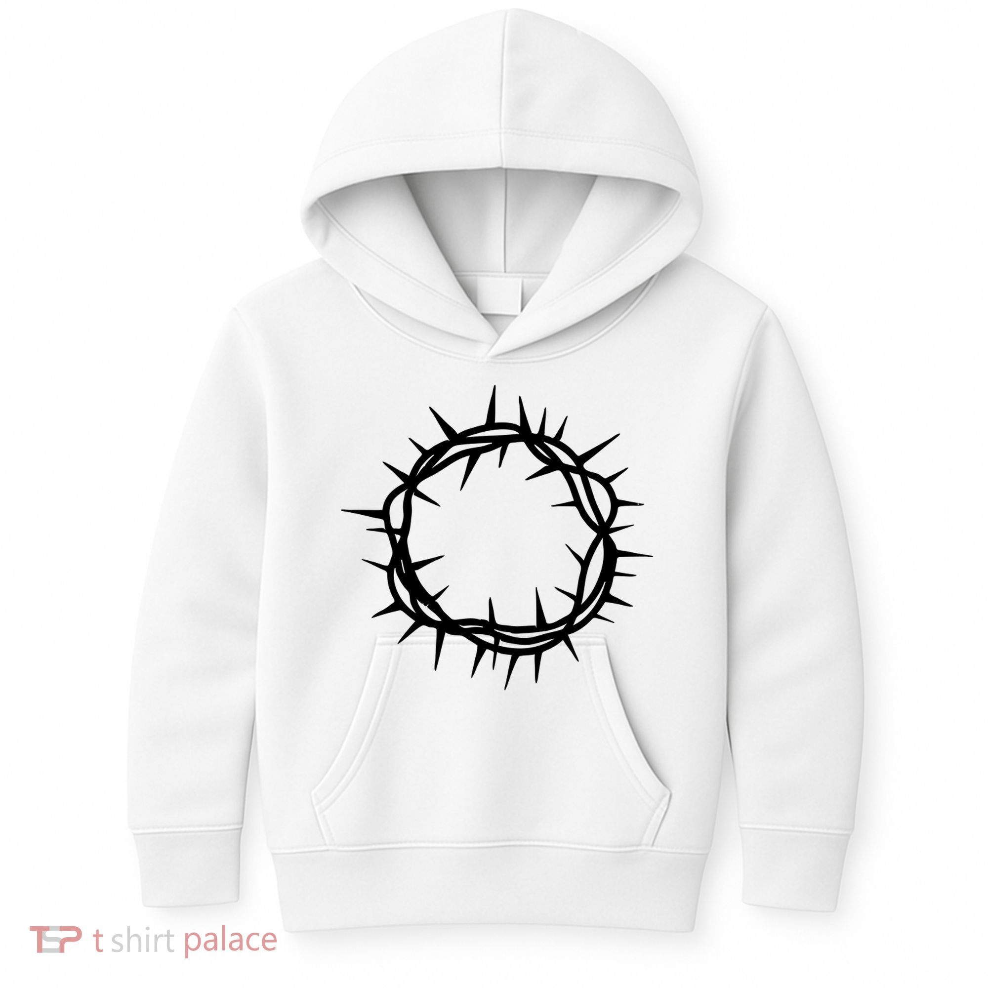 Jesus Thorn Crown Kids Hoodie