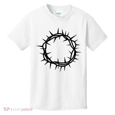 Jesus Thorn Crown Kids T-Shirt