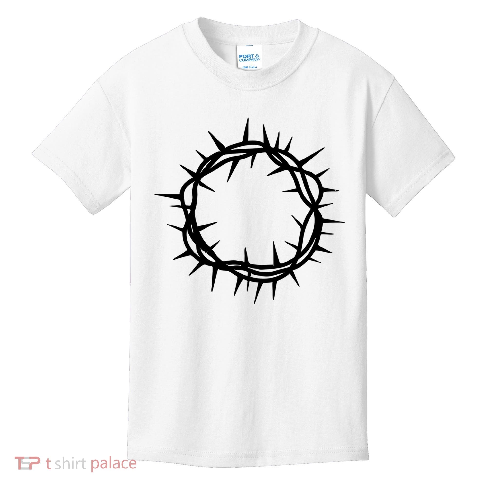 Jesus Thorn Crown Kids T-Shirt