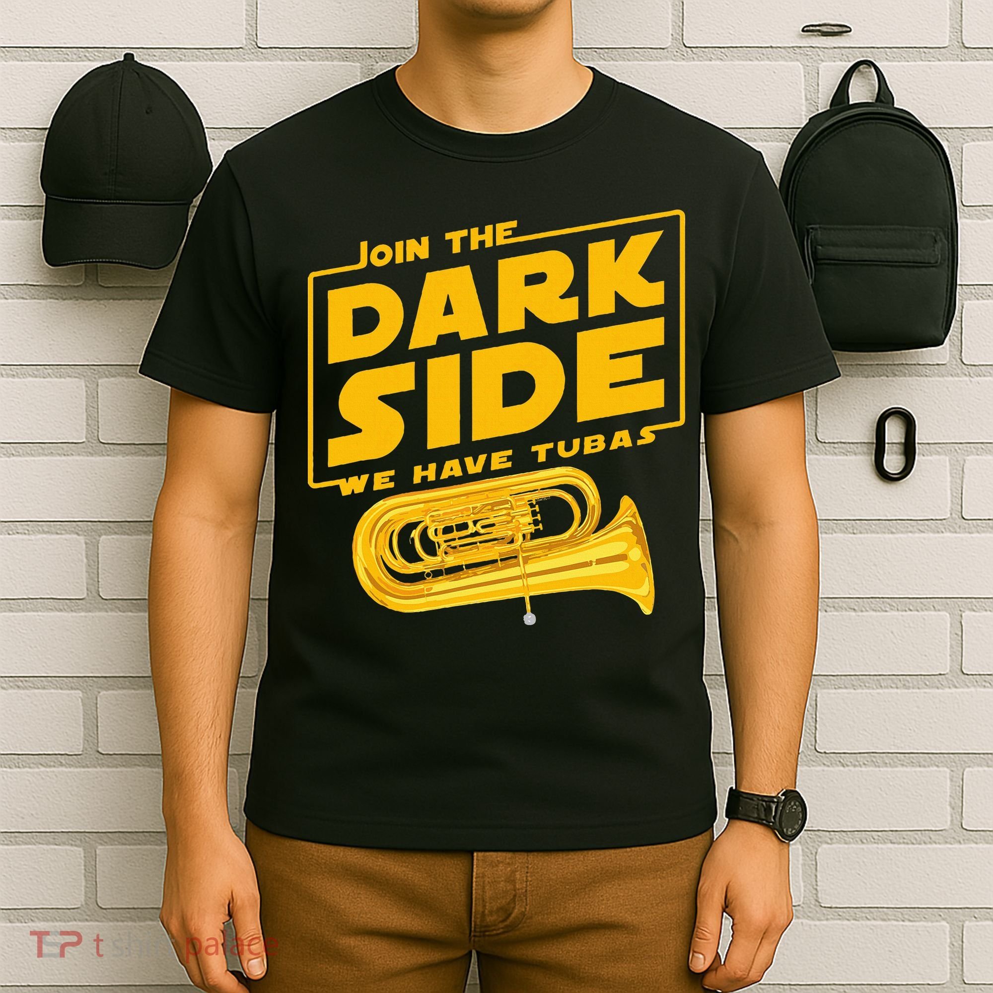 Join The Dark Side Tuba Player T-Shirt