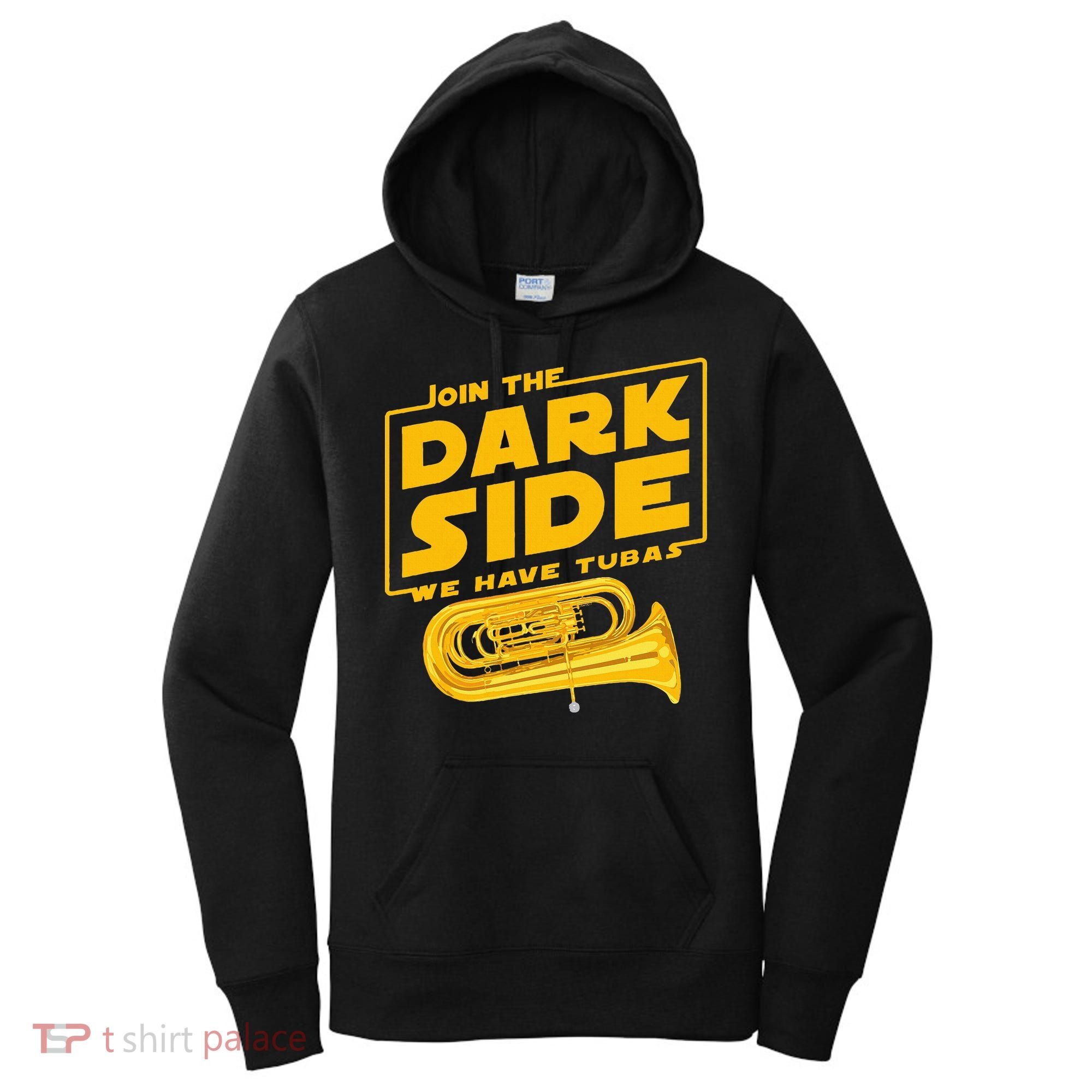 Join The Dark Side Tuba Player Women's Hoodie