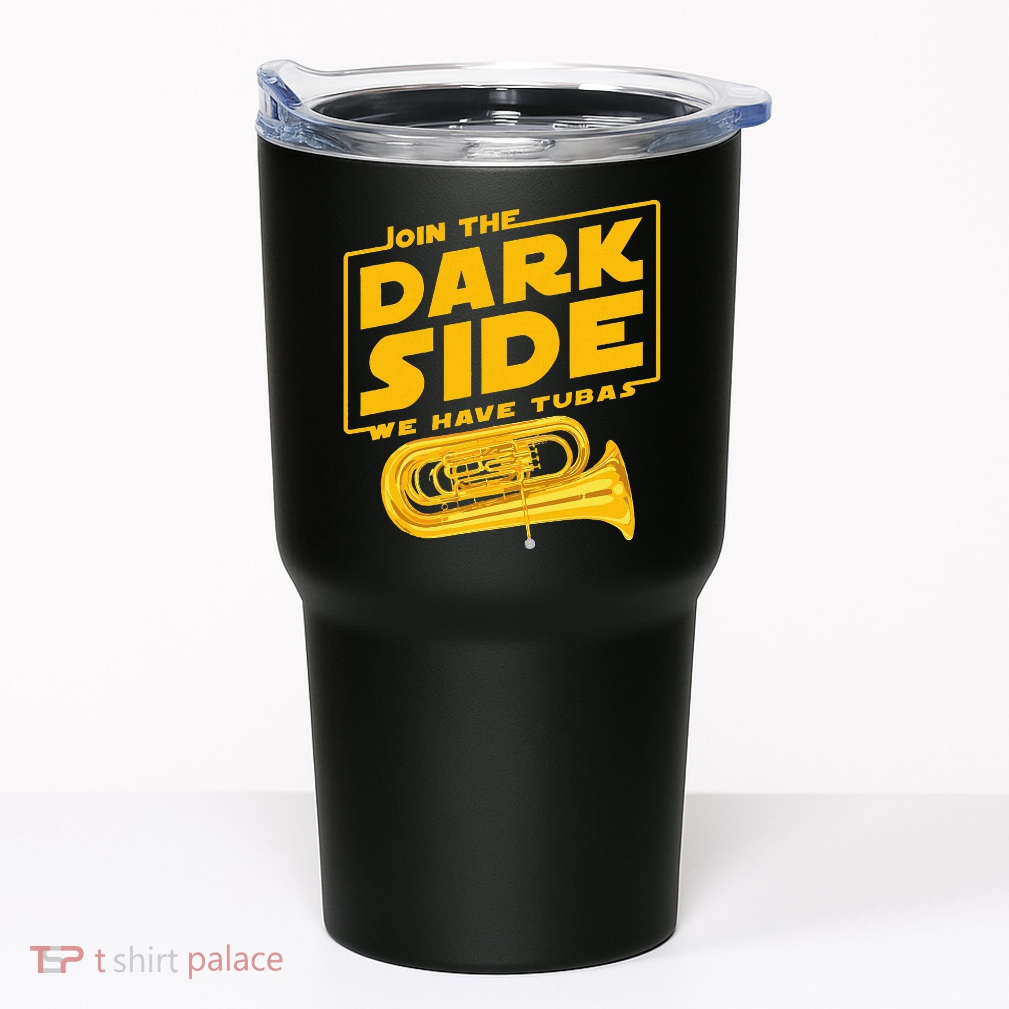 Join The Dark Side Tuba Player Tumbler