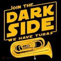 Join The Dark Side Tuba Player Baby Bodysuit thumb 2