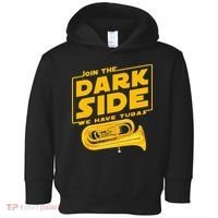 Join The Dark Side Tuba Player Toddler Hoodie thumb 0
