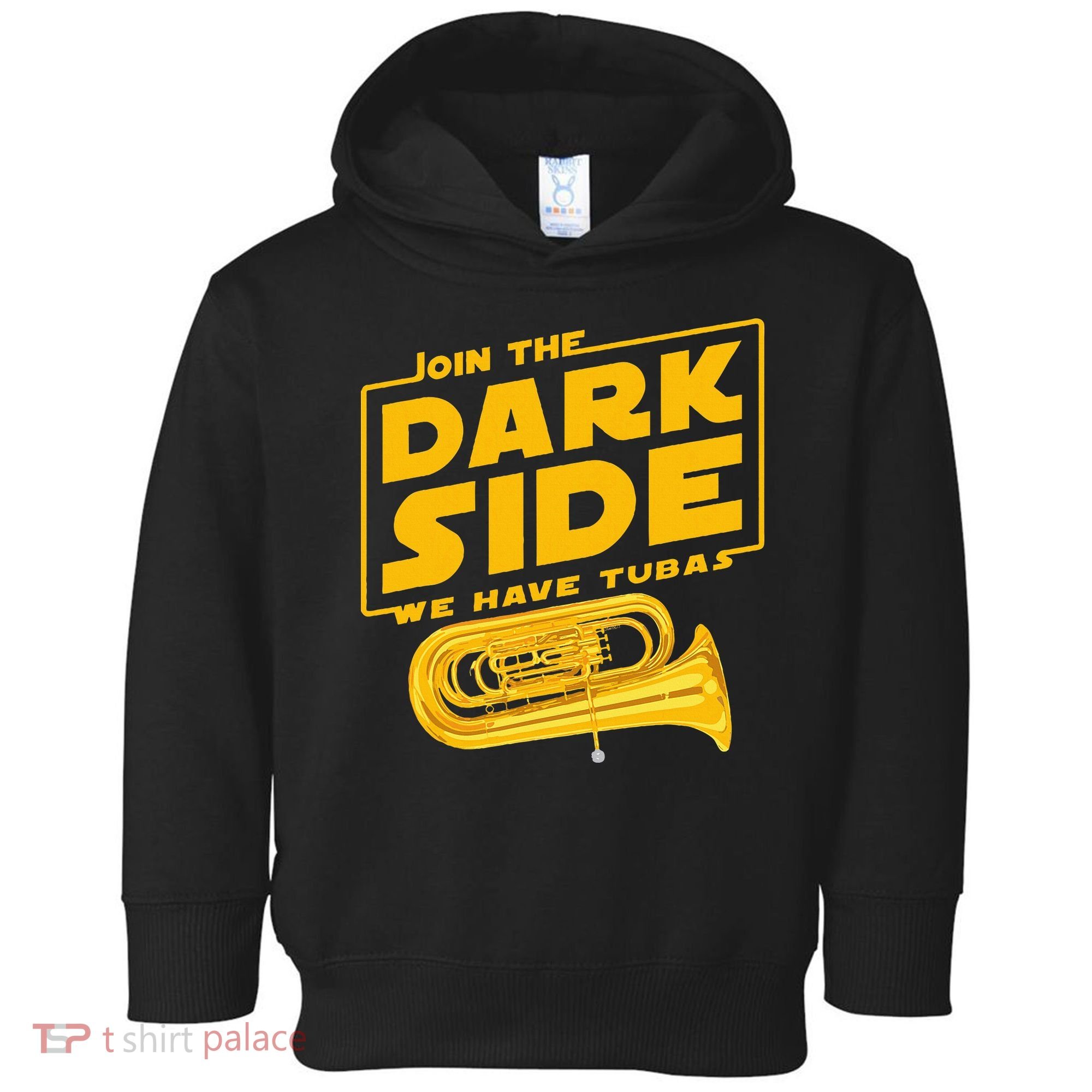 Join The Dark Side Tuba Player Toddler Hoodie