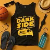 Join The Dark Side Tuba Player Tank Top thumb 4