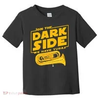 Join The Dark Side Tuba Player Toddler T-Shirt thumb 0