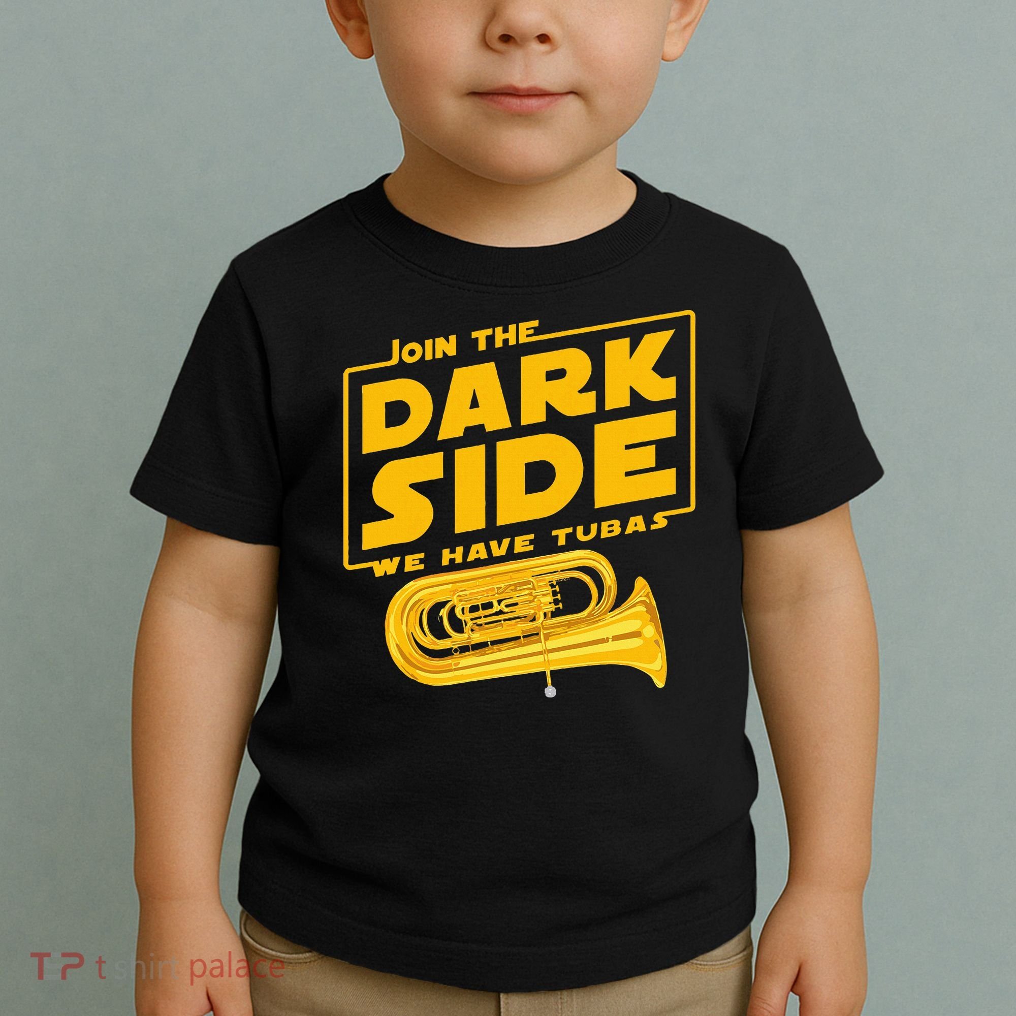 Join The Dark Side Tuba Player Toddler T-Shirt