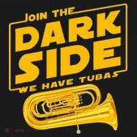 Join The Dark Side Tuba Player Women's Long Sleeve Shirt thumb 2