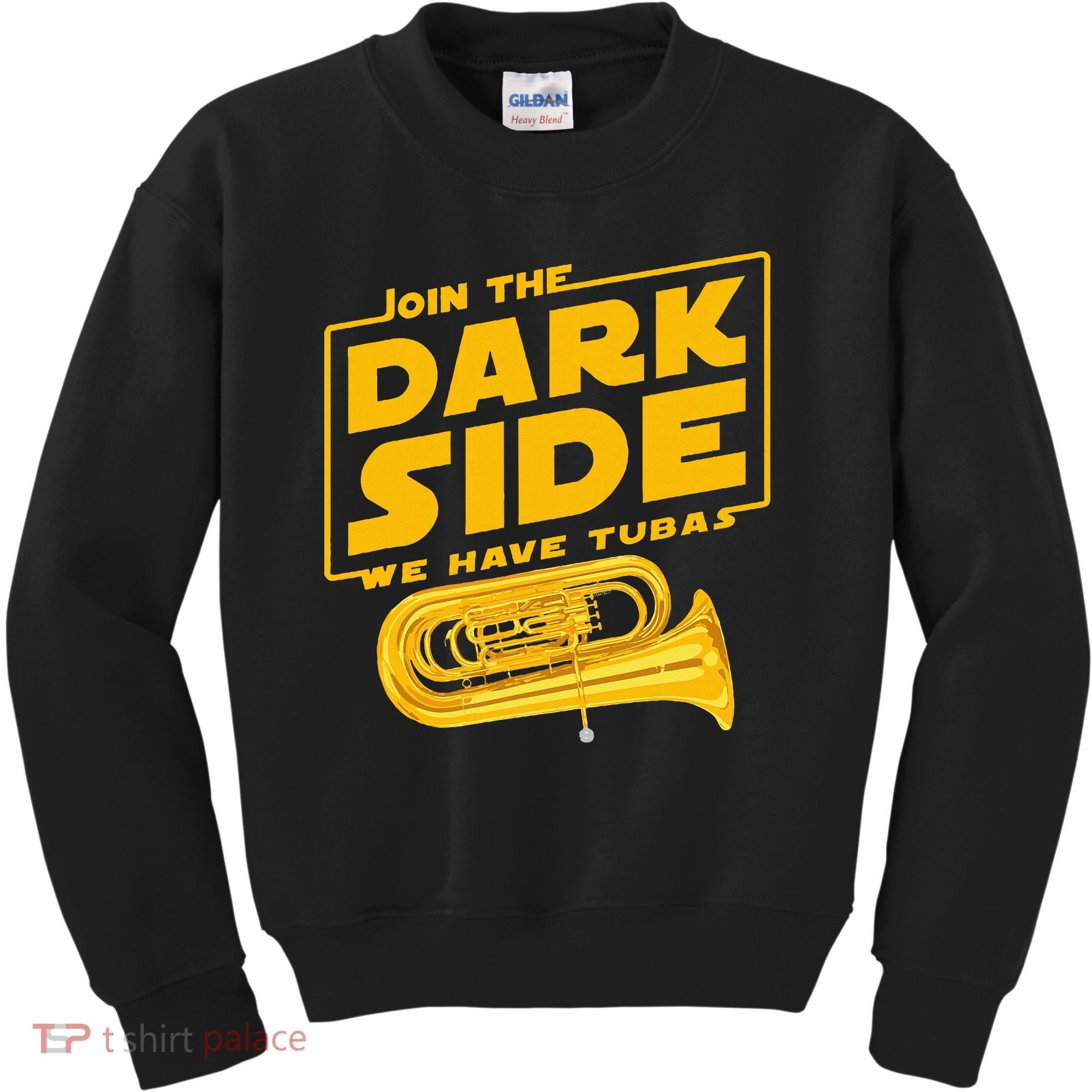 Join The Dark Side Tuba Player Kids Sweatshirt