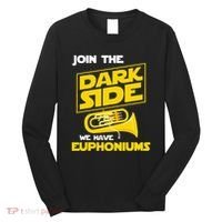 Join The Dark Side We Have Euphoniums Euphoniumist Brass Long Sleeve Shirt thumb 0