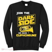 Join The Dark Side We Have Euphoniums Euphoniumist Brass Sweatshirt thumb 0