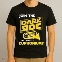 Join The Dark Side We Have Euphoniums Euphoniumist Brass T-Shirt thumb 3