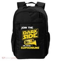 Join The Dark Side We Have Euphoniums Euphoniumist Brass Backpack thumb 0