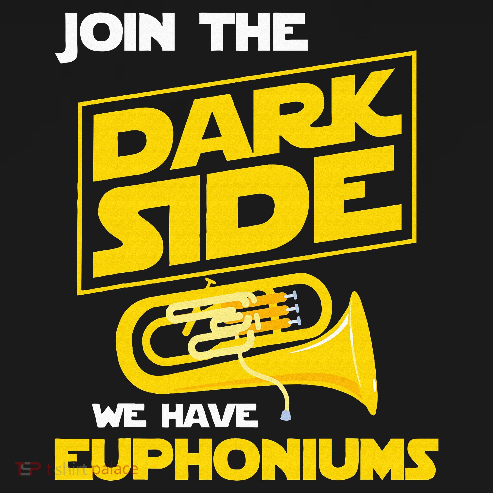 Join The Dark Side We Have Euphoniums Euphoniumist Brass Coaster