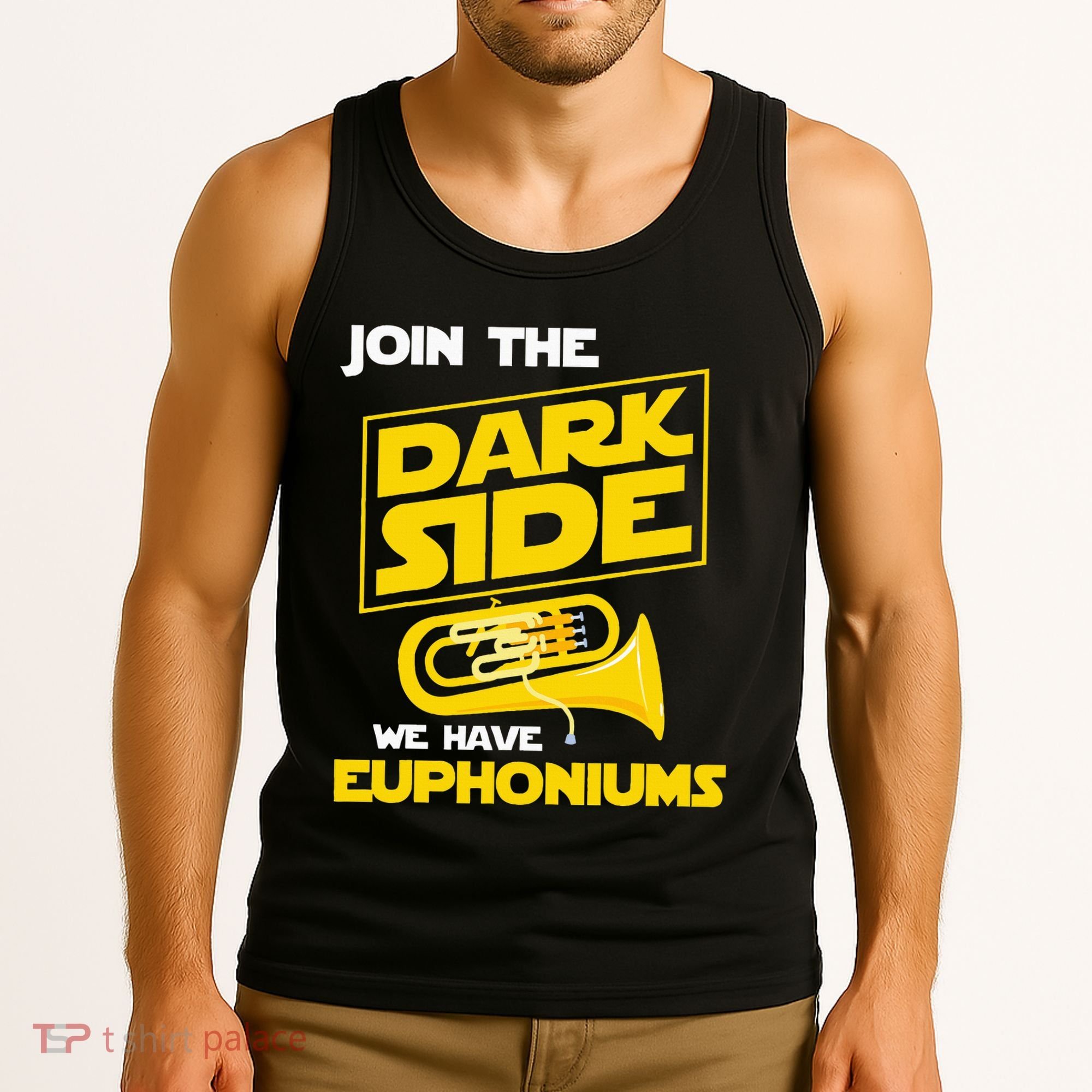 Join The Dark Side We Have Euphoniums Euphoniumist Brass Tank Top
