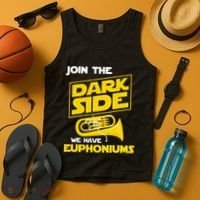 Join The Dark Side We Have Euphoniums Euphoniumist Brass Tank Top thumb 4