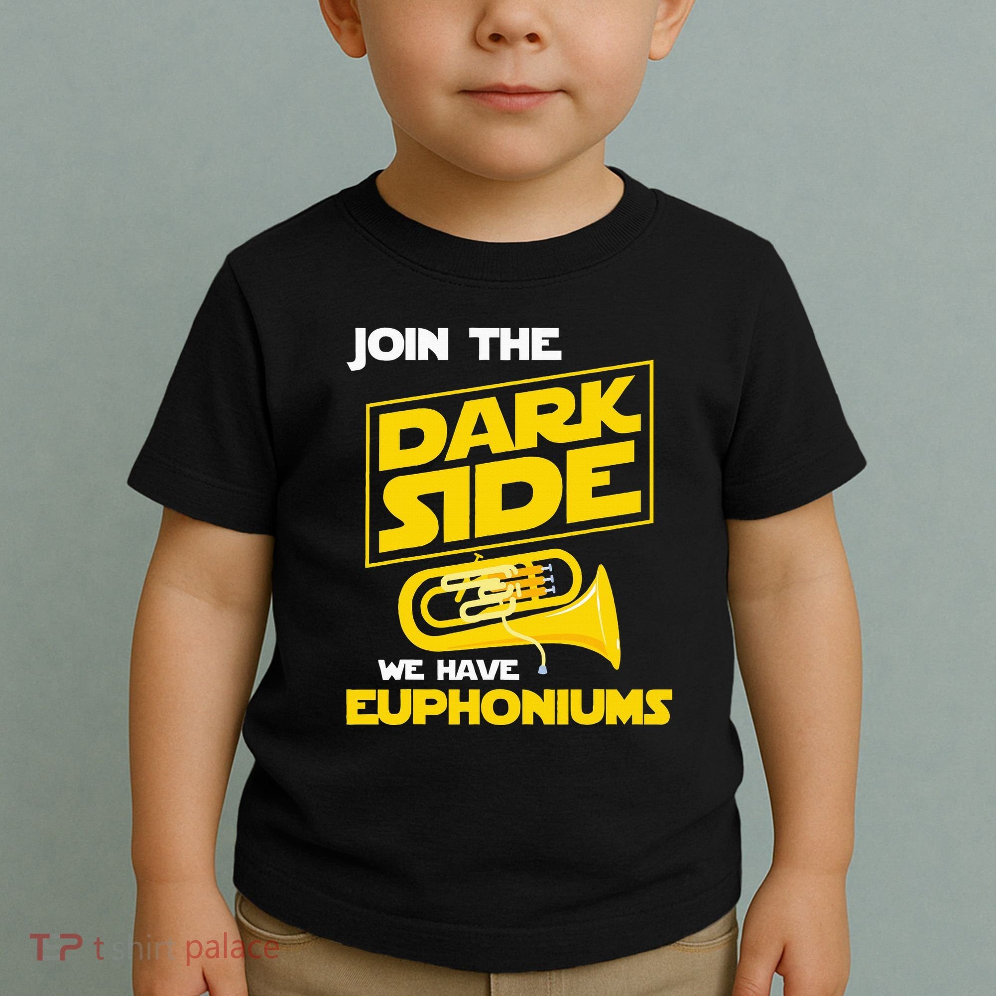 Join The Dark Side We Have Euphoniums Euphoniumist Brass Toddler T-Shirt