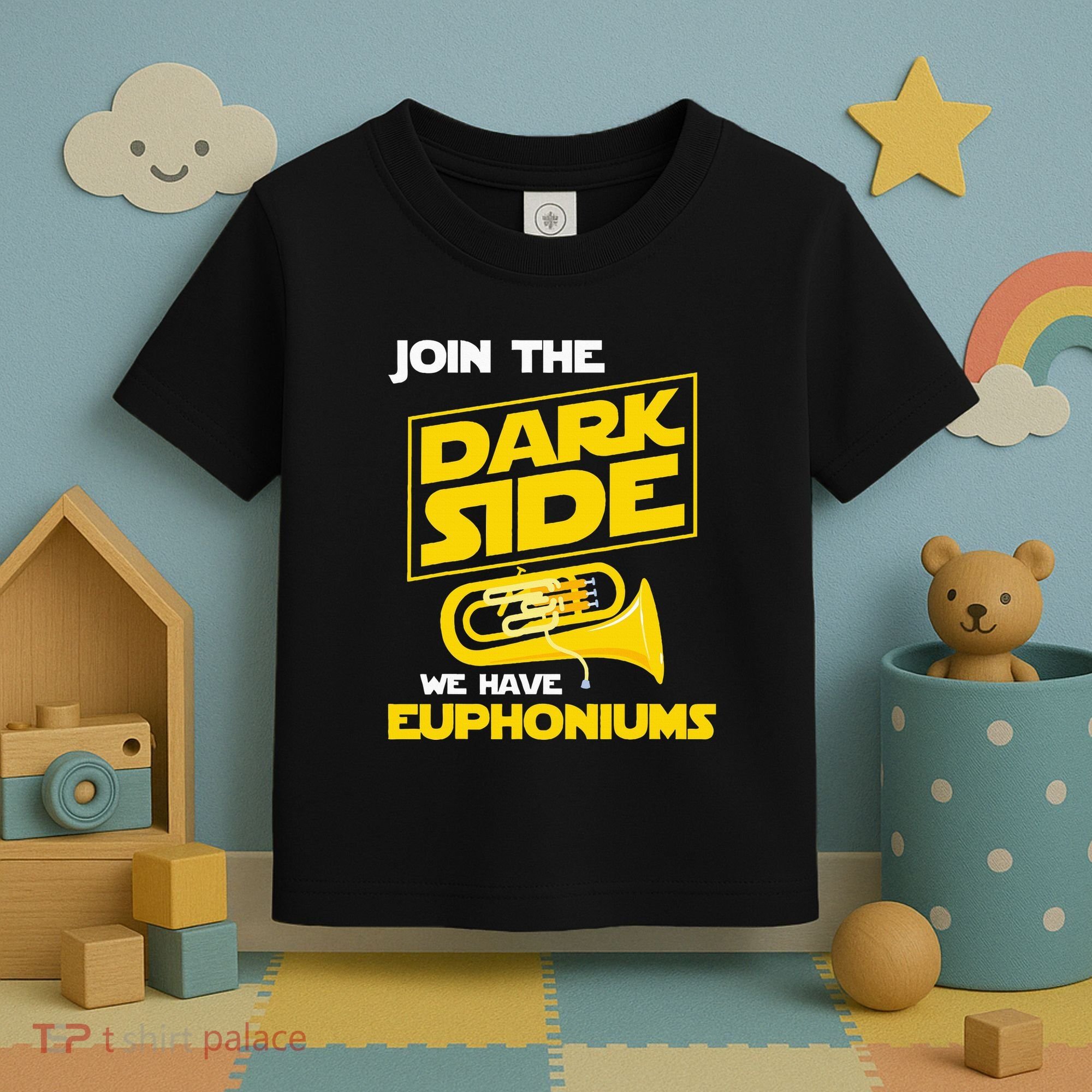 Join The Dark Side We Have Euphoniums Euphoniumist Brass Toddler T-Shirt