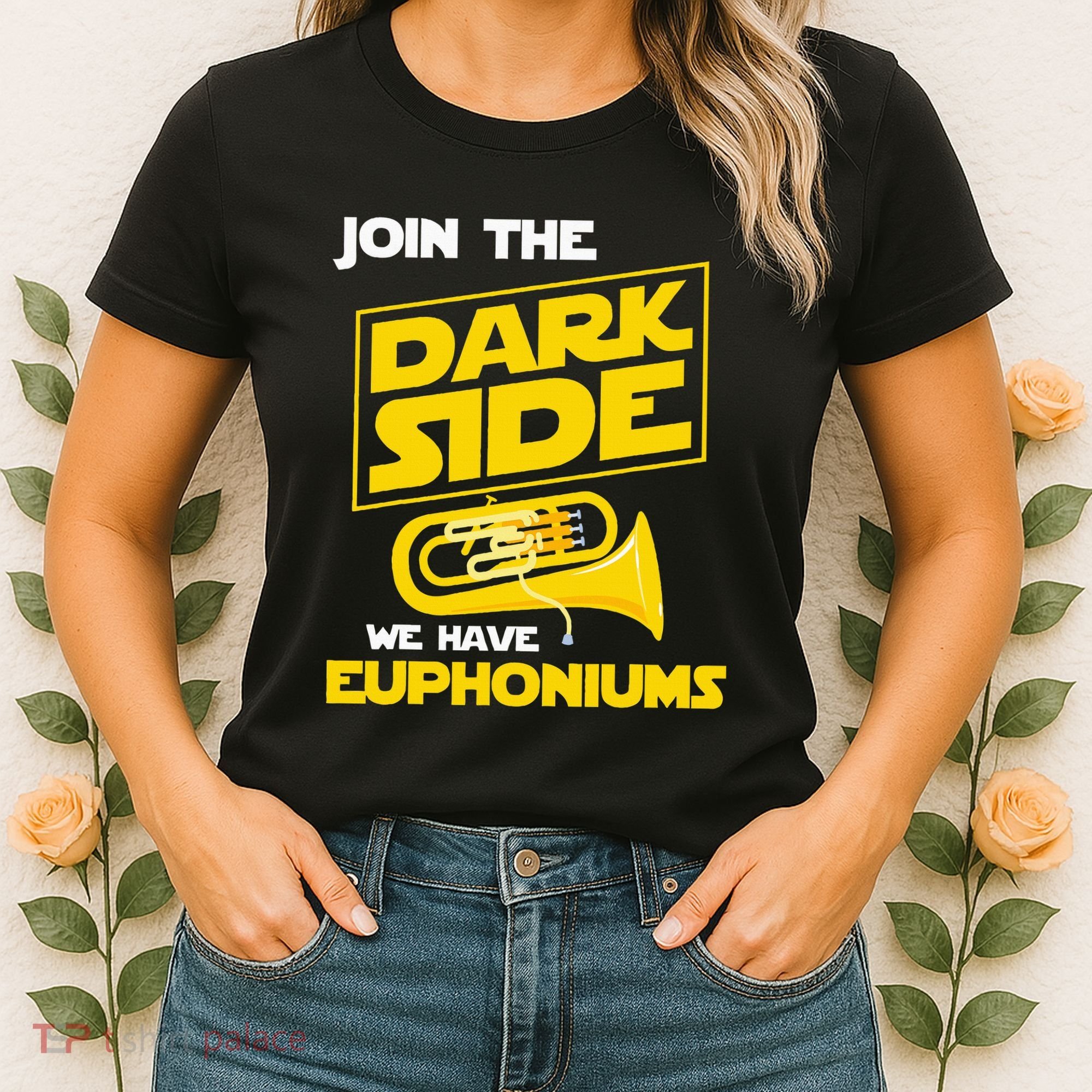 Join The Dark Side We Have Euphoniums Euphoniumist Brass Women's T-Shirt