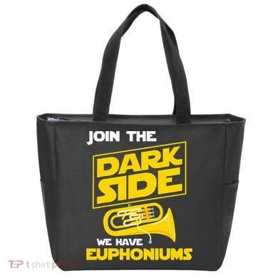 Join The Dark Side We Have Euphoniums Euphoniumist Brass Tote Bag