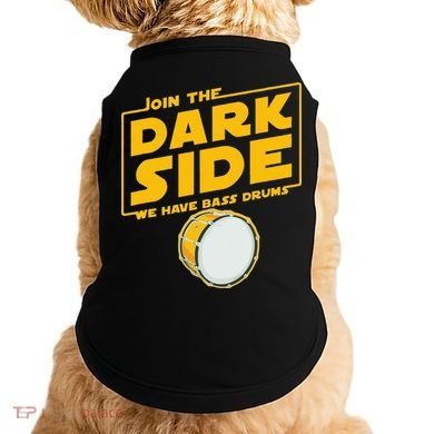 Join The Dark Side Bass Drum Player Doggie Tank