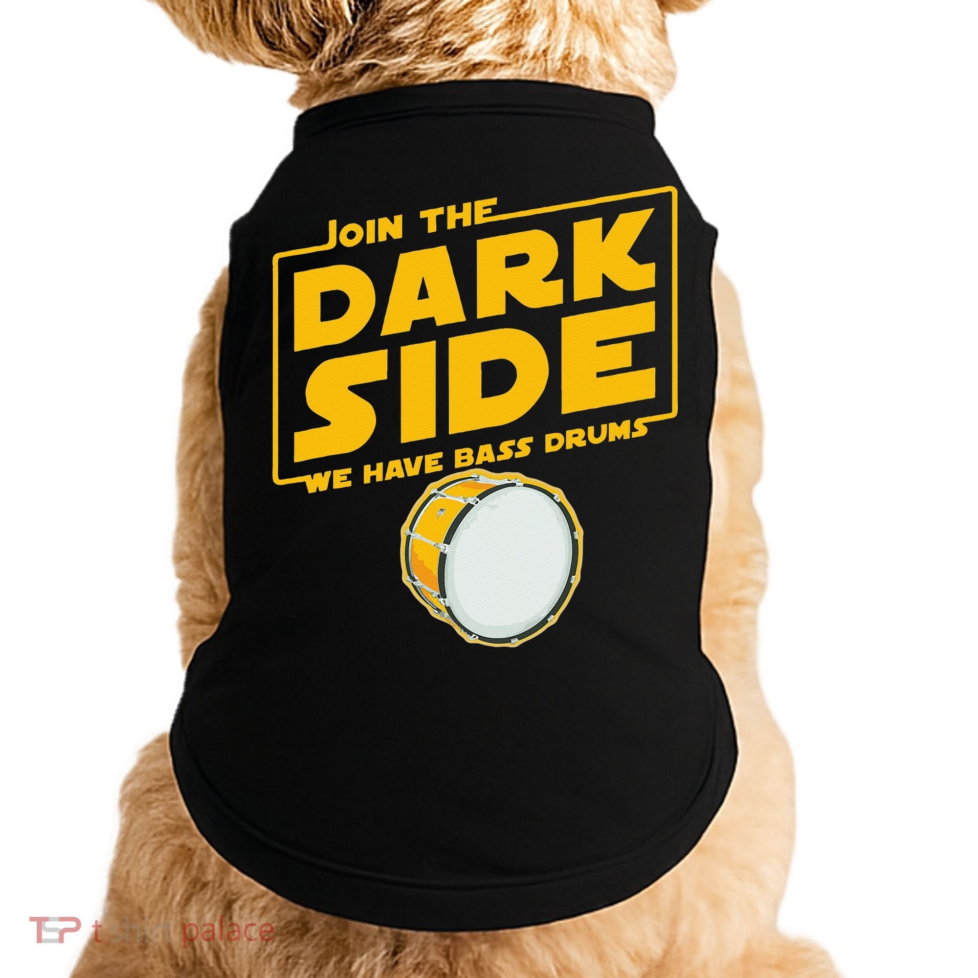 Join The Dark Side Bass Drum Player Doggie Tank