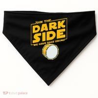 Join The Dark Side Bass Drum Player USA-Made Doggie Bandana thumb 0