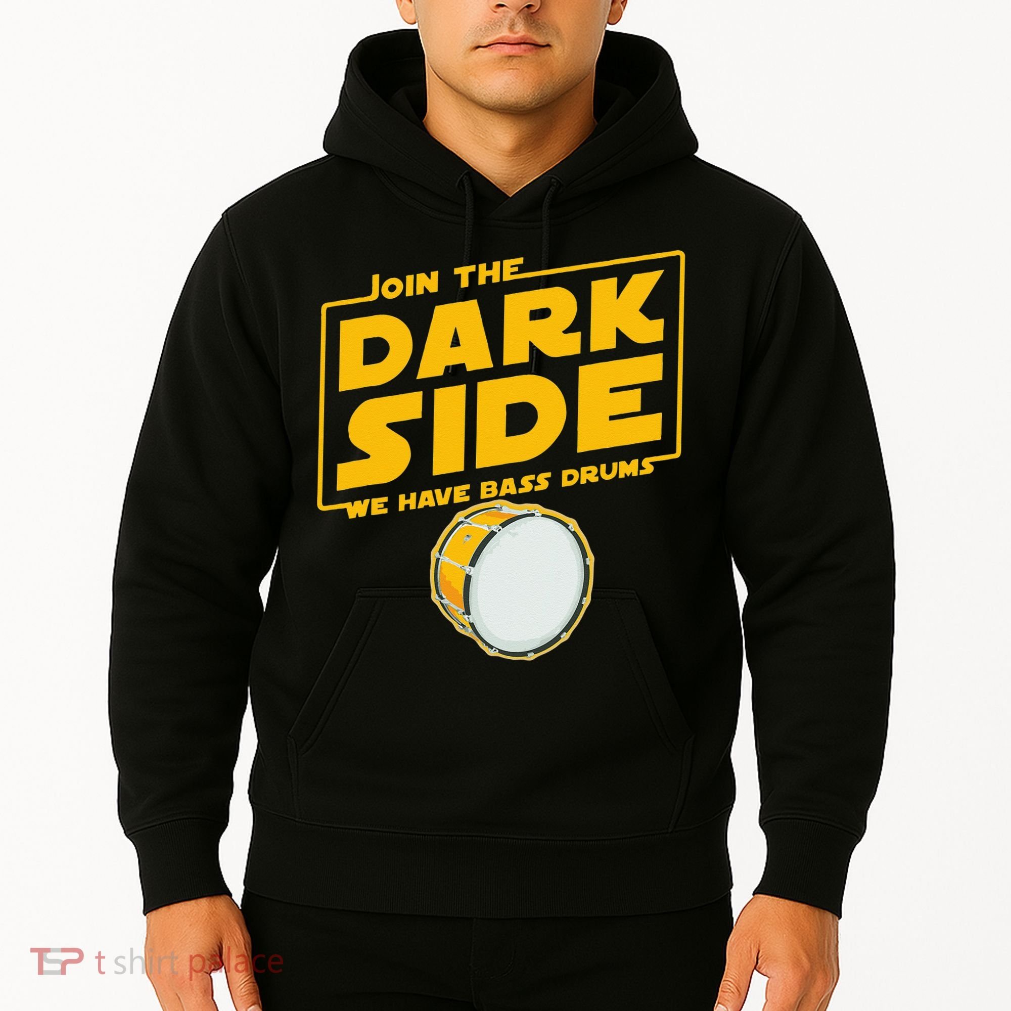 Join The Dark Side Bass Drum Player Hoodie