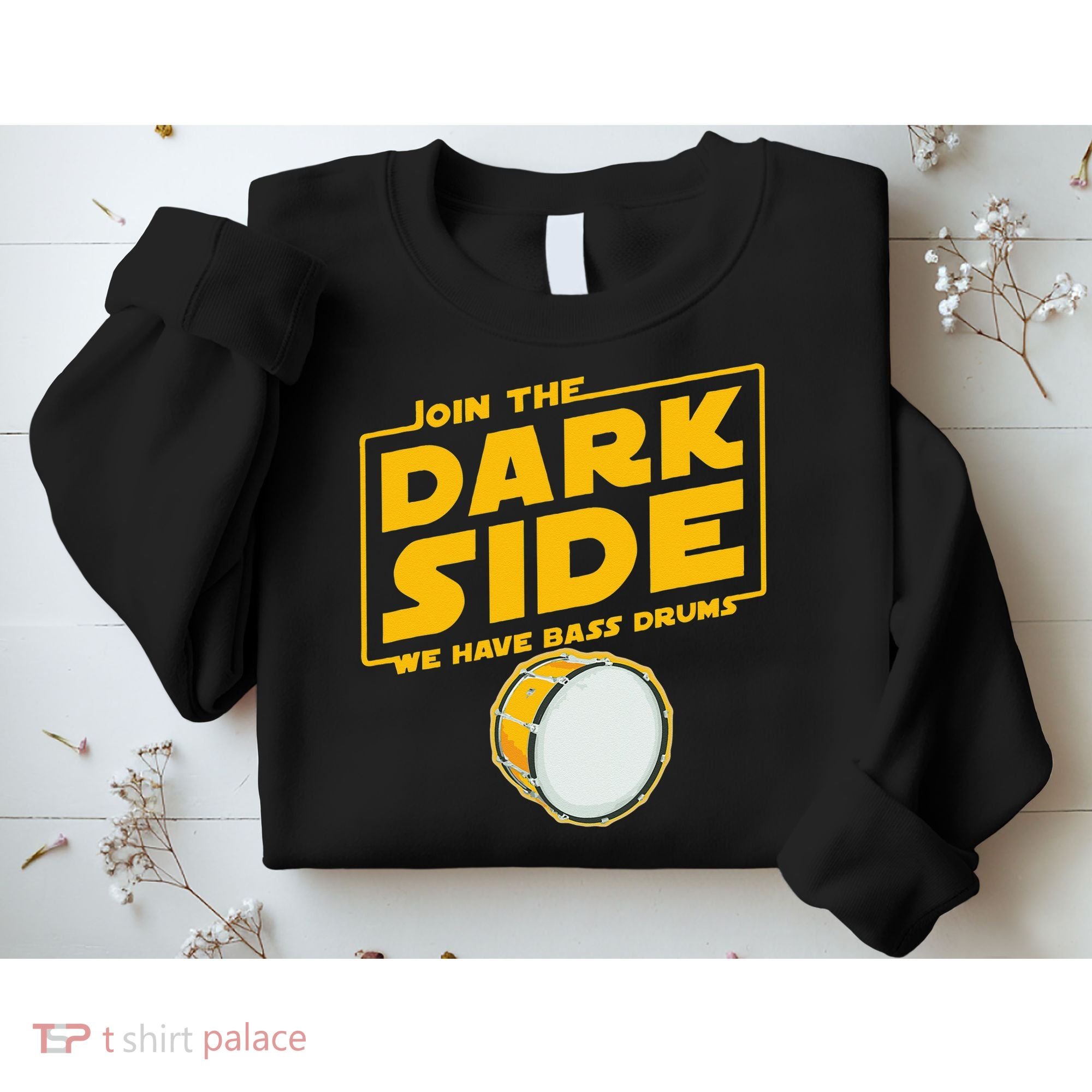 Join The Dark Side Bass Drum Player Sweatshirt