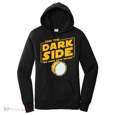 Join The Dark Side Bass Drum Player Women's Hoodie