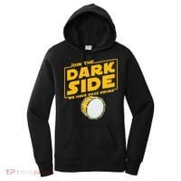 Join The Dark Side Bass Drum Player Women's Hoodie thumb 0