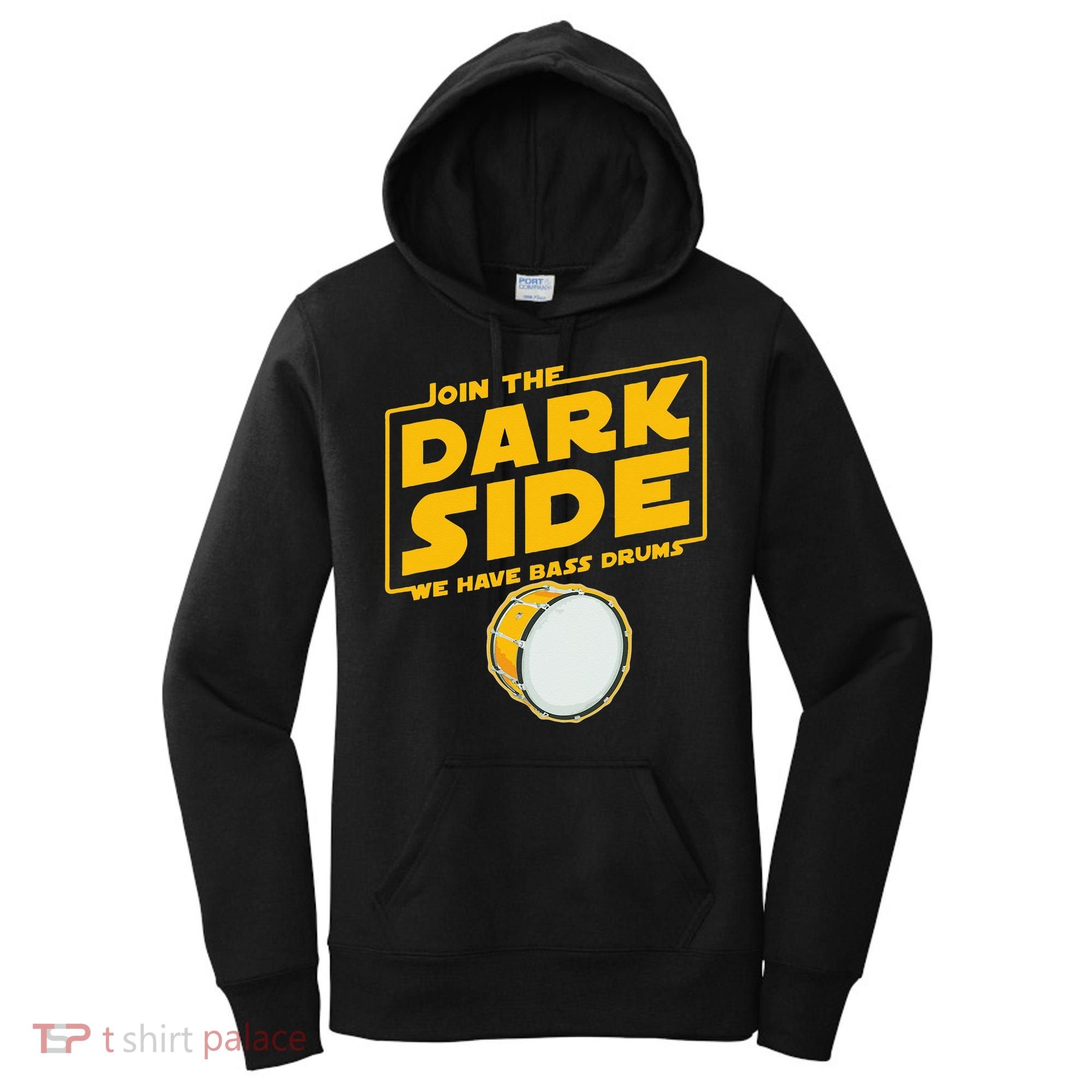 Join The Dark Side Bass Drum Player Women's Hoodie
