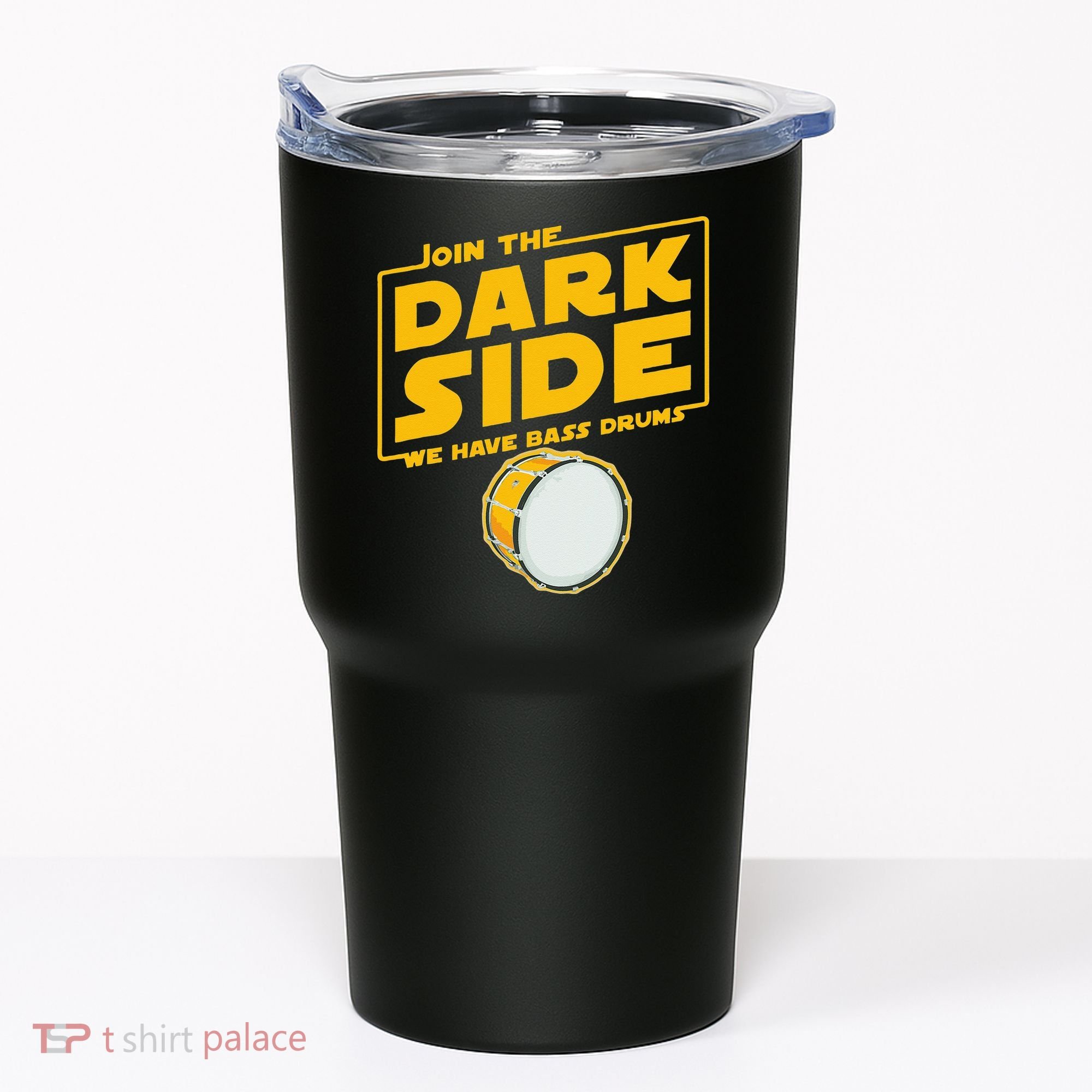 Join The Dark Side Bass Drum Player Tumbler