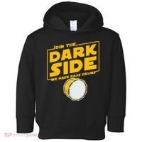 Join The Dark Side Bass Drum Player Toddler Hoodie thumb 0