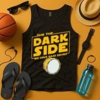Join The Dark Side Bass Drum Player Tank Top thumb 4