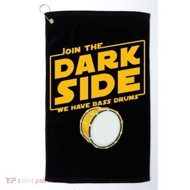 Join The Dark Side Bass Drum Player Golf Towel