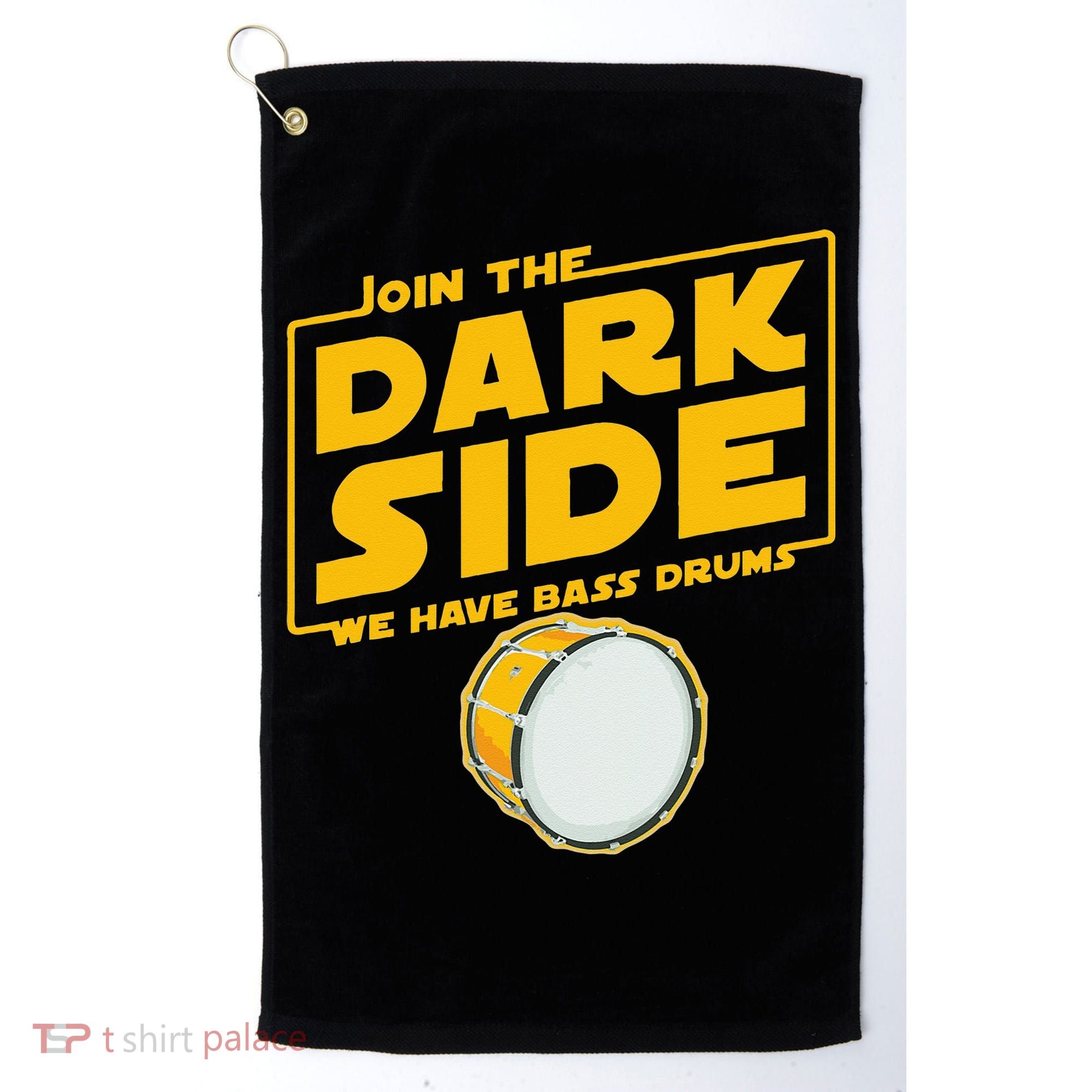 Join The Dark Side Bass Drum Player Golf Towel