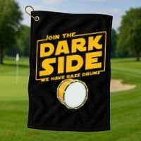 Join The Dark Side Bass Drum Player Golf Towel thumb 1