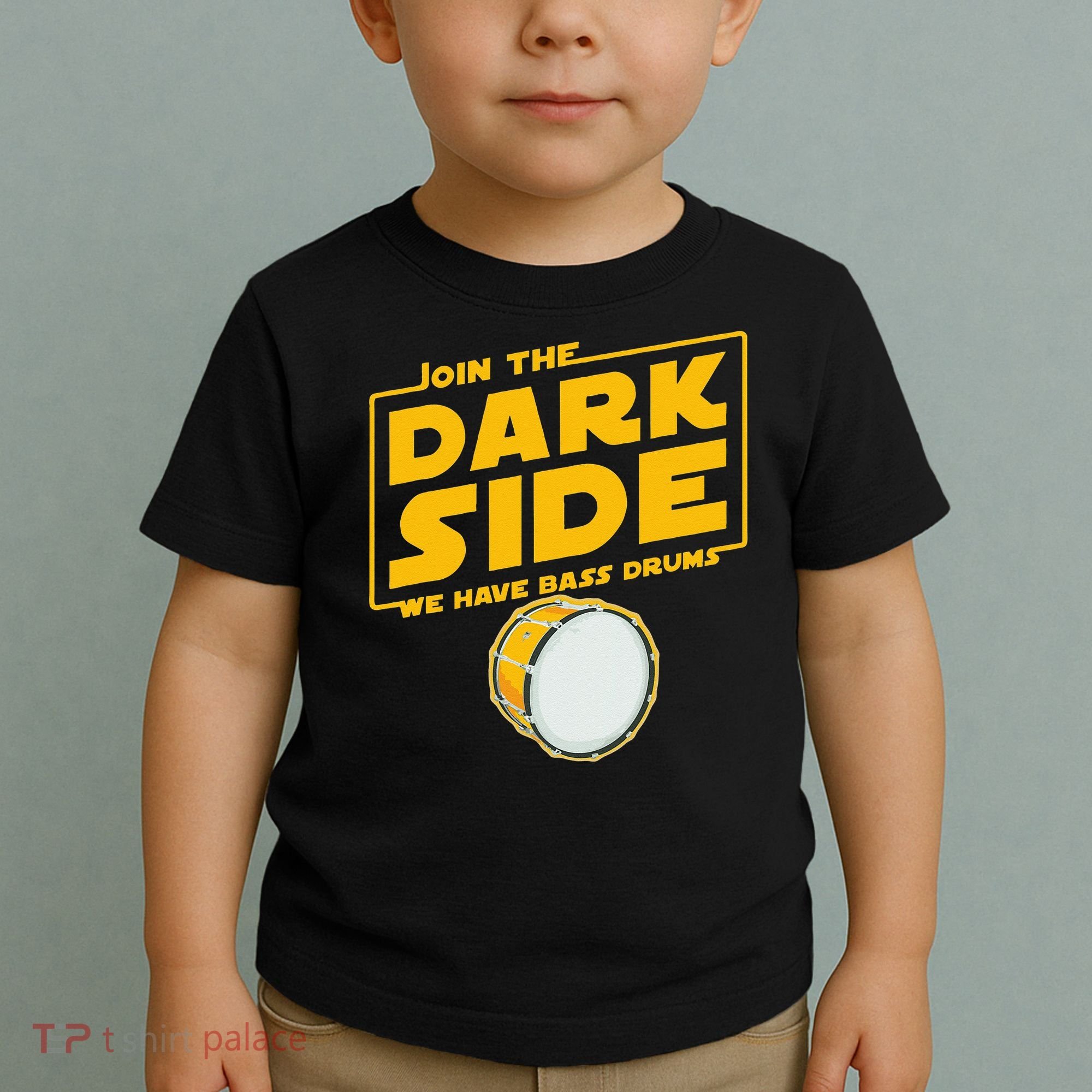 Join The Dark Side Bass Drum Player Toddler T-Shirt