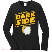 Join The Dark Side Bass Drum Player Women's Long Sleeve Shirt thumb 0