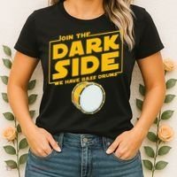 Join The Dark Side Bass Drum Player Women's T-Shirt thumb 2