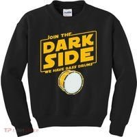 Join The Dark Side Bass Drum Player Kids Sweatshirt thumb 0