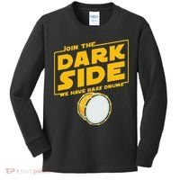 Join The Dark Side Bass Drum Player Kids Long Sleeve Shirt thumb 0