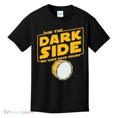 Join The Dark Side Bass Drum Player Kids T-Shirt